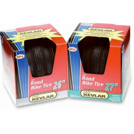 Bell Sports Bell Sports 7014729 26 in. Bell Road Bike Tire; Rugged Carbon Steel 107216